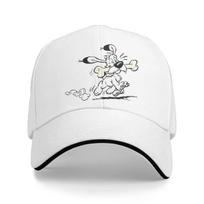 Washed Men's Baseball Cap Pets Sports Snapback Caps Dad Hat Asterix-le Gaulois Golf Hats 56-58cm white