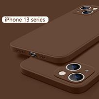 Naujas minkštas skysto silikono telefono dėklas su apsauga kamerai, atsparus smūgiams, skirtas iPhone 16 14 Pro 15 12 Pro MAX 11 Pro SE 2 2020 XR XS 7 8 Plus 16E Air 17 iPhone 17 Pro gelsvai ruda