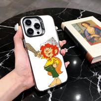 Meister Eder und sein Pumuckl  Phone Case For iPhone 17,16,15,14,13,12,11 Plus,Pro Max,XS,Colored Silver Plated Inside Cover iPhone14ProMax white