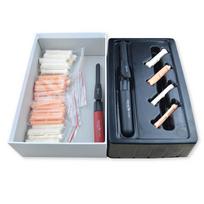 40pcs Heatless Hair Curler &Hair Rollers Machine Soft Curling Rod Pull Core Lazy Curls Flexi Rods Wave Formers Hair Styling Tool black