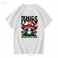Pixies Mushroom Where Is My Mind Graphic Print T-shirt XXL white
