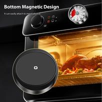 Visual Kitchen Timer Magnetic Mechanical Loud Alarm Reminder Tool for Cooking Baking Learning orange