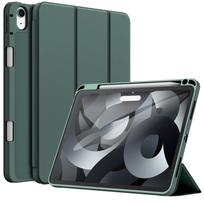 Case For iPad Air 13 11 M4 inch Pencil Holder Trifold Stand Smart Soft TPU Auto Wake/Sleep Back Shell Cover iPad Air 11 2026 M4 žalia