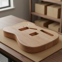 Tele-Style Design Guitar Body Ready to Finish Musical Instrument Component black