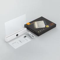 LED Book Light 1200mAh Rechargeable 3 Color Temp Dimmable Timer Eye Protection Reading Lamp balta