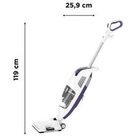 ROWENTA Clean & Steam Revolution Steam cleaner, Vacuums and washes, Eliminates 99.9% of bacteria, Suitable for all floors RY7731WH