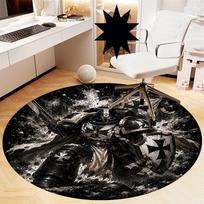 Warhammer 40k Printed Round Rug Carpet Chair Rug Area Rug Entryway Doormats,for Office Chair Living Room Bedroom Kitchen Room. 120cmx120cm