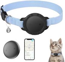 NozlaID Cat Tracker Collar - iOS & Android Compatible, No Subscription, Stretchable Cat & Puppy Location Device (1 Pack) 1 Pack