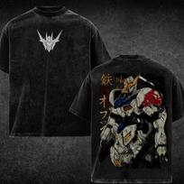Mobile Suit Gundam Barbatos Shirt, Iron Blooded Orphans Mecha Tee, Gundam Washed M black