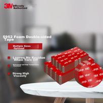 3M Double-Sided Tape VHB™ Strong Adhesion, Traceless, Heat-Resistant, for Use, 5952 Black Strong Version, Diameter 40mm, 5 Pieces