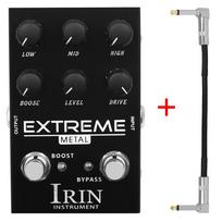 IRIN EXTREME Metal Distortion AN-42 Guitar Effect Pedal High Gain Overdrive Effects Pedal Electric Guitar Accessories Parts AN-42 With Cable black