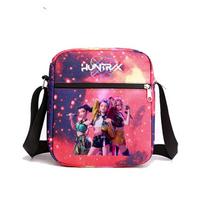 KPOP Oxfordo Audinio Spausdinimo Įstrižai Nešiojama Pietų Kuprinė Studentams Atsitiktinė Pečių Kuprinė Su Animacinio Dizainu one size fits all