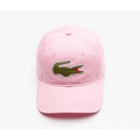 LACOSTE Siuvinėta beisbolo kepurė Vyrams Moterims Reguliuojama skrybėlė nuo saulės Madinga Sportinė Adjustable Cap pink