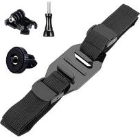 Vented Helmet Strap Mount Belt Holder For GoPro Hero 13 12 11 10 9 8 7 5 Insta360 SJCAM AKASO DJI Osmo Action Camera Accessories