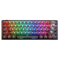 Ducky One 3 Mini Aura Clear Black 60% Karštai keičiama RGB mechaninė žaidimų klaviatūra su Kailh Jellyfish linijiniais jungikliais