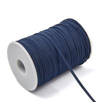 Spalvingas, labai elastingas 3-6 mm plokščias guminis diržas drabužiams ir bagažui gray