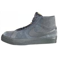 Nike Zoom Blazer Mid ISO SB Orange Label - Dark Smoke Grey Men Sneakers Black DB3027-001 42.5 gray
