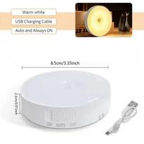 PIR Motion Sensor LED Night Light USB Rechargeable Night Lamp For Kitchen Cabinet Wardrobe Lamp Staircase Wireless Closet Light 1PC