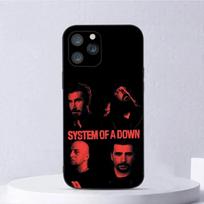 S-System of a Down Rock Band Phone Case For iPhone 15,14,13,12,11,Plus,Pro Max,XS,X,XR,SE,Mini,8,7 Soft Silicone Black Cover iPhone7 black