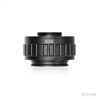 AMAOE AM-CTV 0.35X 0.4X 0.5X Objektyvo adapteris Fokusas reguliuojamas Kameros adapteris, tinkantis trinokuliariams mikroskopams su 38MM sąsaja gray