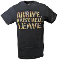 Stone Cold Steve Austin Camo Raise Hell Leave Black Tshirt M black