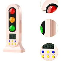 Mini Traffic Light Visual Timer Clock black