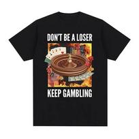 Roulette Casino Poker Chips Money Gambling T-Shirt XXL brown