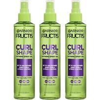 Fructis Garnier Curl Shape Spray Gel Strong Hold 250ml 3 pcs beige