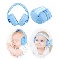 Baby Noise Cancelling Headphones Adjustable Sleep Ear Muffs Infants Toddlers Quiet Environment Protection Infant 2-in-1 Blue