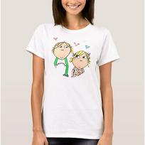 Charlie and Lola cartoon Unisex Tee / Baby Tee S-5XL S white