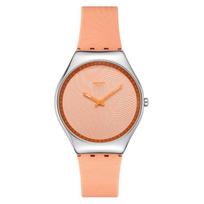 SKIN IRONY IRIDESCENTLY PEACH Laikrodis SYXS166 Unisex Suaugusiems Oranžinis [Swatch] oranžinė
