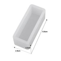 Cuboid Cube Resin Mold Crystal Epoxy Silicone Mold Diy Jewelry Pendant Storage Tray Mold Square Rectangular Casting Accessories gray