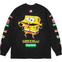 Supreme x SpongeBob x Castelli Racing long-sleeves T-shirt Unisex SUP-SS25-250 L yellow