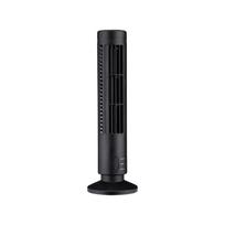 Bedroom Tower Fan USB-Powered Portable Design Black black juoda