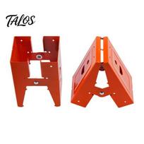 Furniture Construction Hardware 2Pcs Heavy Duty Sawhorse Brackets, Steel Metal 25-degree Anti-slip Clamping Saw Horse Clamps, Ideal for Woodworking & 1 Pair brown