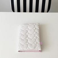 Cute Quilted Cotton A5 Book Cover Dopamine Washable Notebook Sleeve Polka Dot Pattern Bookcase Protector Students Stationery balta