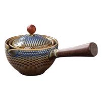 Keraminis arbatinukas Kinijos Gongfu arbatos puodas 360 Rotation Maker Infuser Nešiojami vienetiniai 160 ml reikmenys E gray