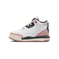 Air Jordan 3 Retro TD Vintage Floral Baby Sneakers White Anthracite Red-Stardust FQ9175-100 23.5 white