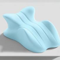 Ortopedinė miego pagalvė ant pilvo without small pillow mėlyna