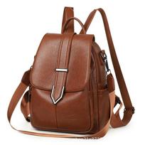 Duffel Bag - Stylish and Trendy Student Backpack with Large Capacity, Women's Backpack, Simple Travel Bag ruda/geltona