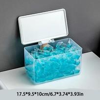 Plastic Laundry Pods Container Moisture-proof Storage Bins New Storage Box  Scent Beads Organizer M white