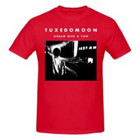 Funny Tuxedomoon  Scream With A View Unisexs Printed TShirt Unisex T shirtBlouses 2XL black