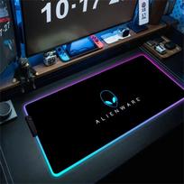 XXL Large PC Gamer Keyboard Desk Mat 900x400 RGB Alienware Gaming Mouse Pad LED Computer Accessories Tapis De Souris Mousepads RGB 350x250x3mm blue
