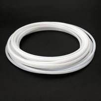 Premium White PTFE Pipe ID 1~14mm - Resistant to Oil Acid & High Temperature Resistance Non-Stick Wear Resistant Insulating Pipe ID 5xOD 6mm balta