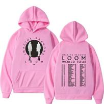 Imagine Dragons Hoodie – Unisex Black Double Sided Fleece Sweatshirt, LOOM World Tour Dates & Silhouette Print, Rock Streetwear XXL rožinė