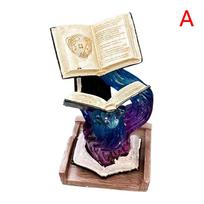 Magijos Tomai Kauliukų Bokštas Magijos Kauliukų Dėklas Didelės Knygos Ornamentai Didelė Sodo Gnomo Skulptūra Statula Dekoracija Žaidimui D&D RPG A