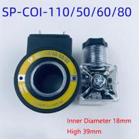 Solenoid Valve Coil SP-COU-24DC/80 SP-COU-12DC/80 Inner Diameter 18mm High 39mm SP-COU-24DC/80-12DC/80 SP-COI-230/50 SP-COI-110-50-60-80