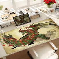 Monster Hunter Wildlands Game Mouse Pad Tapetes De Mesa Teclado Borracha Kawaii Tapete De Mesa Antiderrapante Xxl900x40cm 800x300x2mm