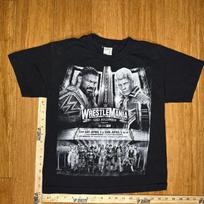 Rare 2023 WrestleMania 39 Official Sofi Stadium Promo Merch Shirt Youth Sz Med S gray