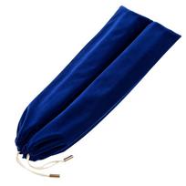 Storage Bag for 4 Mahjong Tile Racks, Soft 2-Sleeve Organizer with Pull-Cord Closures to Organize Accessories mėlyna